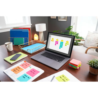 Post-it® Notes 653-8AF, 1-3/8 in x 1-7/8 in (34,9 mm x 47,6 mm) Capetowncolors