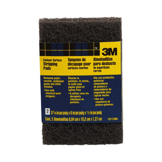 3M Heavy Duty Stripping Pads 10112NA, 3 3/4 in x 6 in x 7/16 in