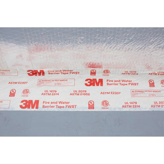 3M Fire and Water Barrier Tape FWBT8, Translucent, 8 in x 75 ft