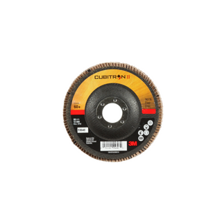 3M Cubitron II Flap Disc 967A, 60+, T29, 4-1/2 in x 7/8 in, Giant