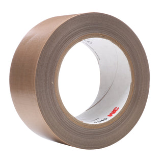 3M General Purpose PTFE Glass Cloth Tape 5153, Light Brown, 2 in x 36yd