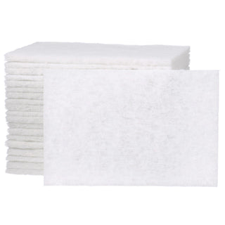 Light Duty Cleansing Pad 7445, HP-HP, Nepheline Syenite Super Fine, White