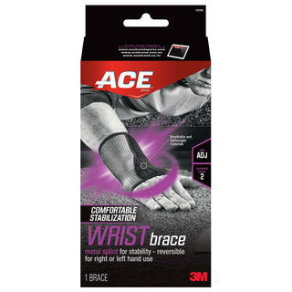 ACE Reversible Splint Wrist Brace, 905006, Adjustable