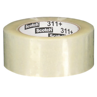 Scotch® High Tack Box Sealing Tape 311+, Clear, 48 mm x 100 m