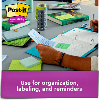 Post-it® Super Sticky Recycled Notes 660-3SST