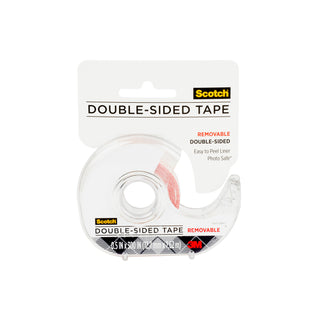 Scotch® Tape Double Sided Removable 2002-CFT, 1/2 in x 300 in