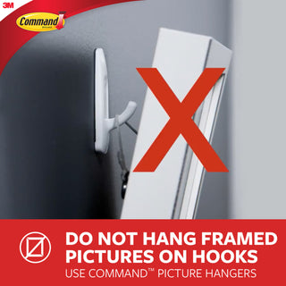 Command Large Wire Hook, 17069-3ES, 3pk