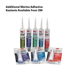 3M Marine Adhesive Sealant 5200, White, 1 oz Tube