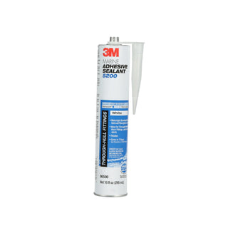 3M Marine Adhesive Sealant 5200, White, 295 mL Cartridge,Restricted