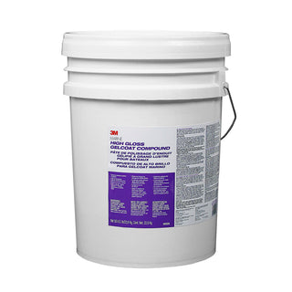 3M Marine High Gloss Gelcoat Compound, 06026, pail (50 lb), 1 each