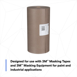 Scotch® Steel Gray Masking Paper, 06512, 12 in x 1000 ft