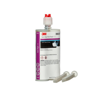 3M Semi-Rigid Parts Repair - 3, 08237, Black, 200 mL Cartridge, 6 percase