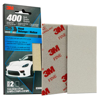 3M Medium Grit Sanding Sponge 03088, 400G