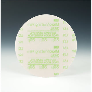 3M Microfinishing PSA Film Disc 268L, 30 Mic 3MIL, Type D, 6 in x NH,Die 600Z