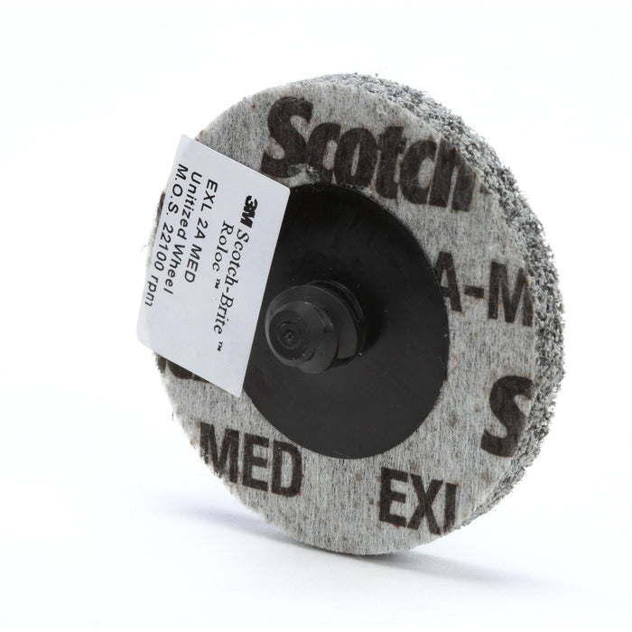 Scotch-Brite Roloc EXL Unitized Wheel, XL-US, 2S Fine, TS, 3 in,
4/Carton