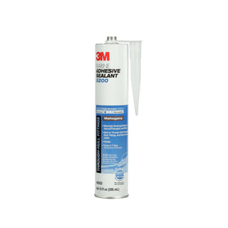 3M Marine Adhesive Sealant 5200, Mahogany, 295 mL Cartridge,Sample