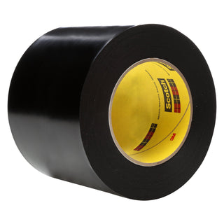 3M Vinyl Tape 472, Black, 6 in x 36 yd, 10.4 mil