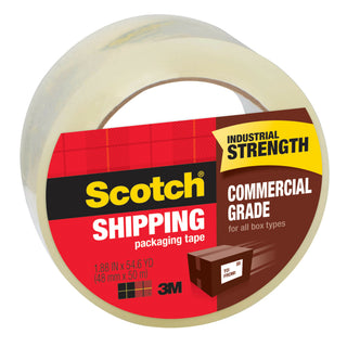 Scotch® Commercial Grade Shipping Packaging Tape 3750, 1.88 in x 54.6 yd