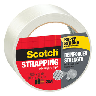 Scotch® Reinforced Strength Shipping Strapping Tape 8950-30, 1.88 in x30 yd