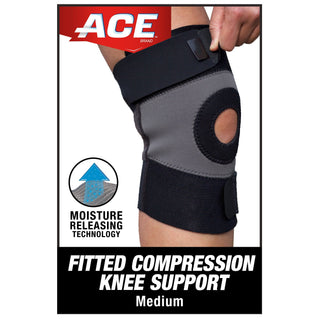 ACE Moisture Control Knee Support 209602, Medium