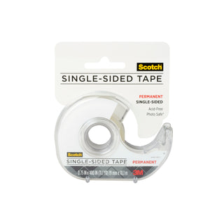 Scotch® Tape Single Sided 001-CFT, 3/4 in x 400 in