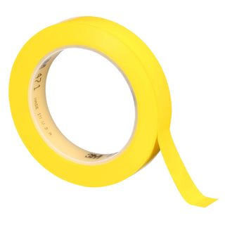 3M Vinyl Tape 471, Yellow, 3/4 in x 36 yd, 5.2 mil