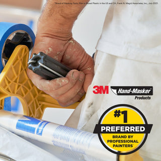 3M Hand-Masker PAINTER'S PLASTIC PLUS MFB-12, 12 ft x 400 ft x .31 mil