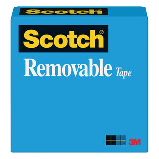 Scotch® Removable Tape 811, 1 in x 2592 in Boxed