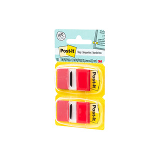 Post-it® Flags 680-RD12, 1 in. x 1.7 in. (25.4 mm x 43.2 mm) Red 12flags/pk