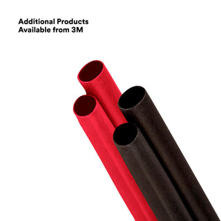 3M Heat Shrink Heavy-Wall Cable Sleeve ITCSN-0800, Red, 6 in Lengthpieces