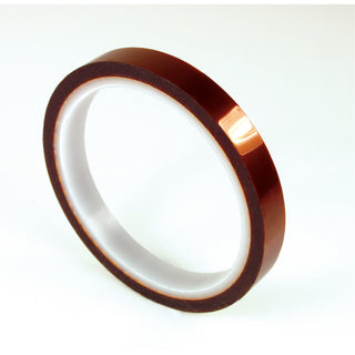 3M Polyimide Film Electrical Tape 92, Amber, Silicone Adhesive, 1 milfilm