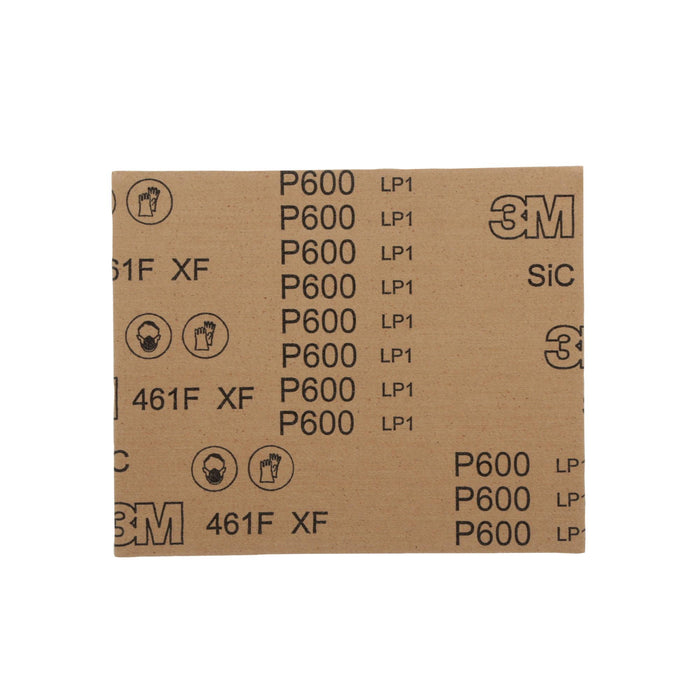 3M Cloth Belt 461F, P600 XF-weight, 26 in x 126 in, Film-lok,
Single-flex