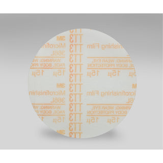 3M Microfinishing PSA Film Disc 366L, 100 Mic 3MIL, Type D, 5 in x NH,Die 500X