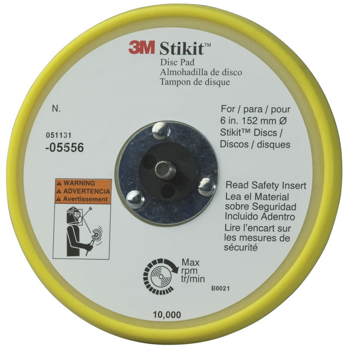 3M Stikit Low Profile Disc Pad, 28817, Extra Firm, 5 in x 3/8 in x5/16 in