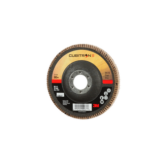 3M Cubitron II Flap Disc 967A, 80+, T27, 4-1/2 in x 7/8 in, Giant