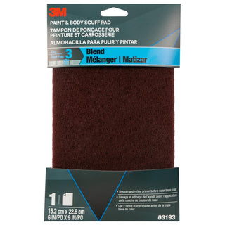 3M Paint and Body Scuff Pad, 03193, 6 in x 9 in