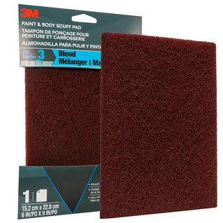 3M Paint and Body Scuff Pad, 03193, 6 in x 9 in