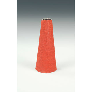 3M Cloth Cone 777F, 2 in x 1-1/2 in x 1-1/4 in, P120 YF-weight, L-Flex