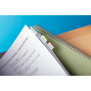 Post-it® Durable Tabs 686L-GBRT, 1 in. x 1.5 in. Green, Blue, Red 6 pk/inner