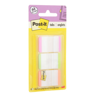 Post-it® Durable Tabs 686L-PGO, 1 in. x 1.5 in. (25,4 mm x 38,1 mm)Pink, Green