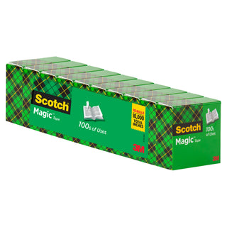 Scotch® Magic Tape 810S10, 3/4 in x 800 in, 10 pk