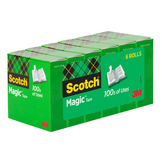 Scotch® Magic Tape 810K6 6 rolls of 3/4 in x 1000 in