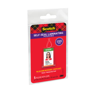 Scotch Self-Sealing Laminating Pouches LS853-5G Bag Tags