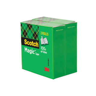 Scotch® Magic Tape 810K2, 3/4 in x 1000 in (19 mm x 25,4 m)