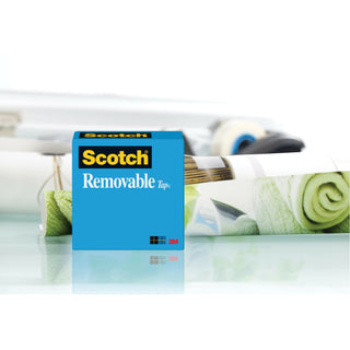 Scotch® Removable Tape 811-2PK, 3/4 in x 1296 in (19 mm x 32,9 m) 2-Pack