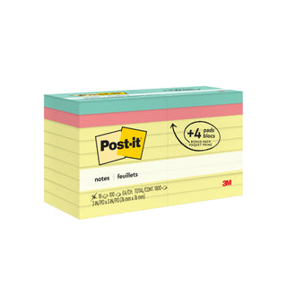 Post-it® Notes 654-14-4B, 3 in x 3 in (76 mm x 76 mm), Canary Yellow