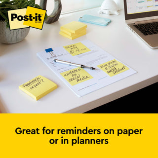 Post-it® Notes 654-14YWM, 3 in x 3 in (76 mm x 76 mm). Poptimistic Collection