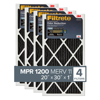 Filtrete Home Odor Reduction Filter HOME22-4, 20 in x 30 in x 1 in