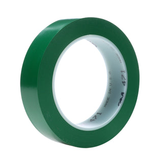 3M Vinyl Tape 471, Green, 1/4 in x 36 yd, 5.2 mil