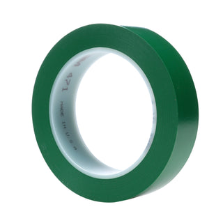 3M Vinyl Tape 471, Green, 1/4 in x 36 yd, 5.2 mil